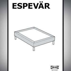 NWT IKEA Espevar Full size mattress cover